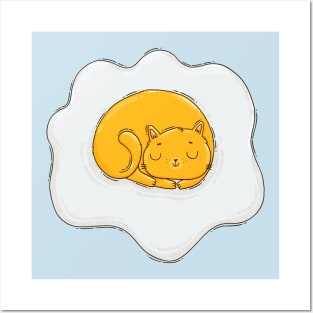 Cat egg Posters and Art